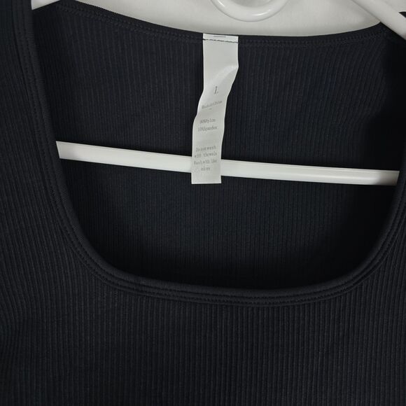 SUUKSESS Women Long Sleeve Ribbed Bodysuit Front Workout One Piece Large - Picture 7 of 7